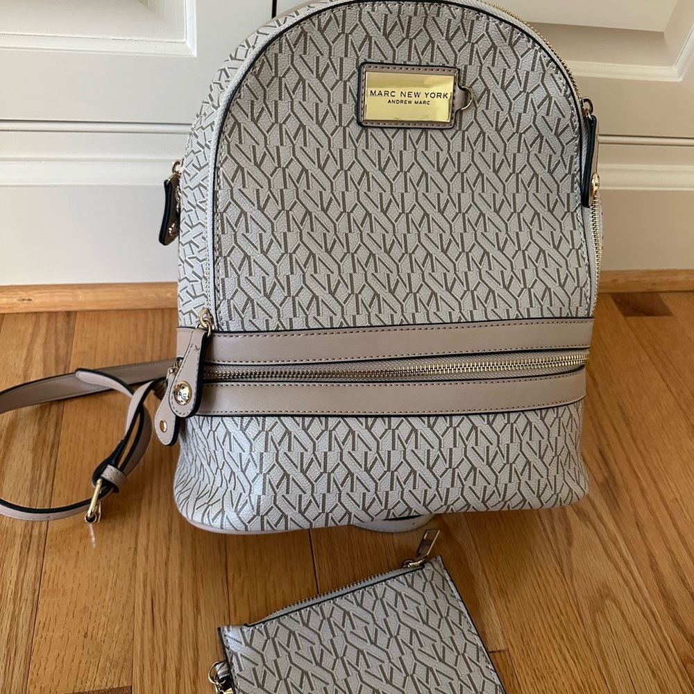 Marc New York Patterned Backpack with Pouch